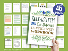 Load image into Gallery viewer, Teen Therapy Bundle: 402 Therapy Worksheets, Activities, DBT and 9 Ebooks for Self-Worth, Boundaries, and more.
