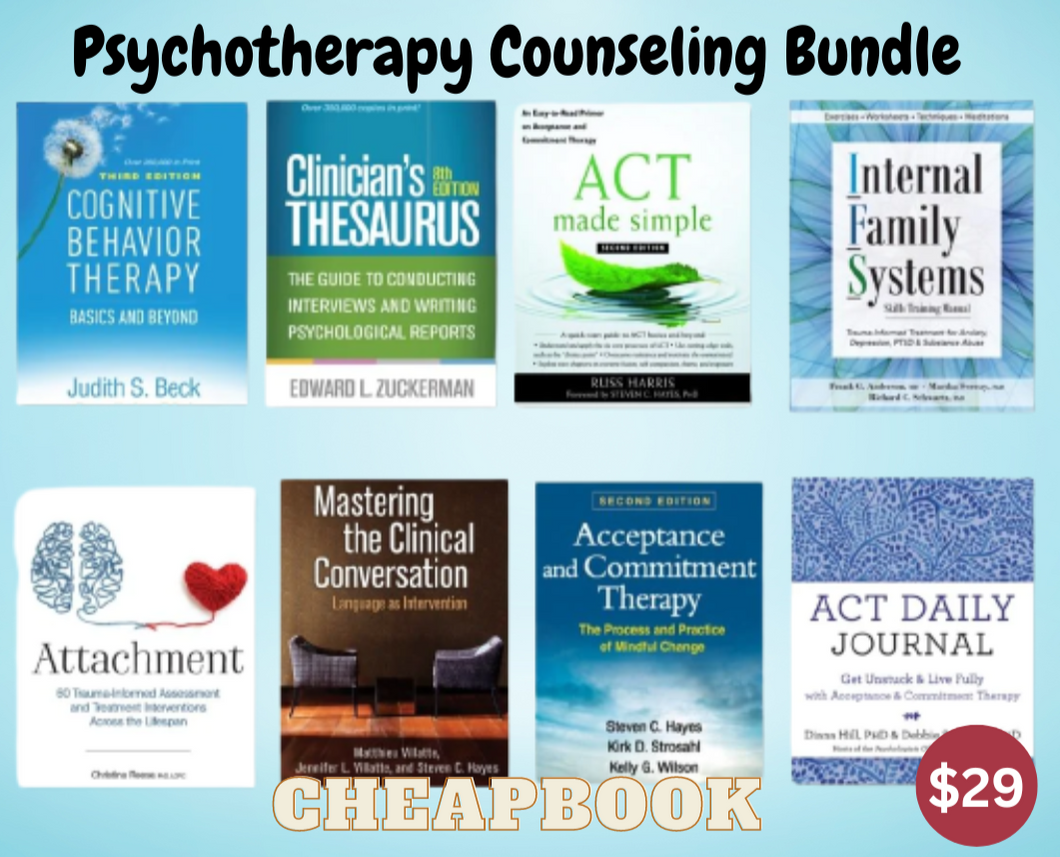 Psychotherapy Counseling E-Book Bundle [15 EBOOKS]