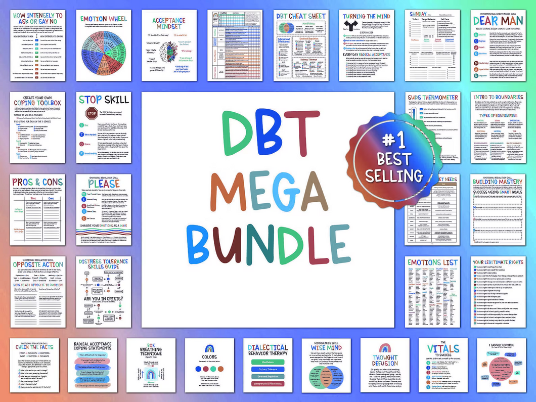 Dialectical Behavior Therapy - DBT Mega Bundle