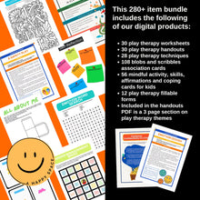 Load image into Gallery viewer, Play Therapy Resource Bundle + 8 Books
